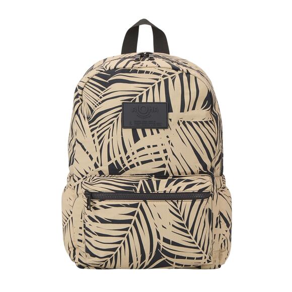 Aloha Collection Keep It Light Backpack Areca Frappe on Black - Picture 1 of 2